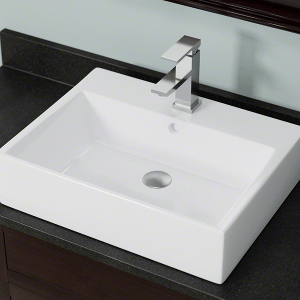 V2502 White Porcelain Vessel Sink Top Stone Fabrication   Sink V2502 2 